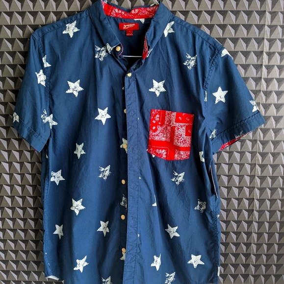 Arizona Jean Company Other - Arizona Men's Patriotic Button Down S/S